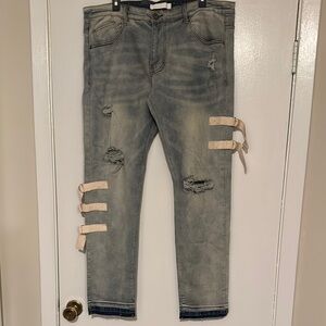 Men’s KDNK Denim Relaxed Distressed Men’s Jeans